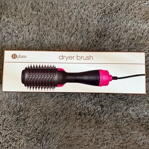 glam Pink and Black Dryer Brush